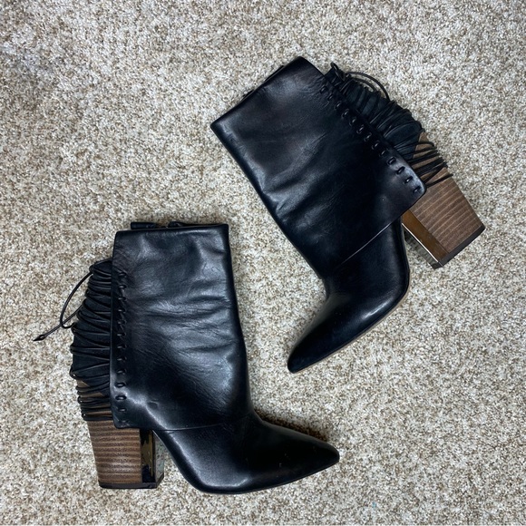 Sam Edelman Martina Corset Booties Black 7 - Picture 3 of 13